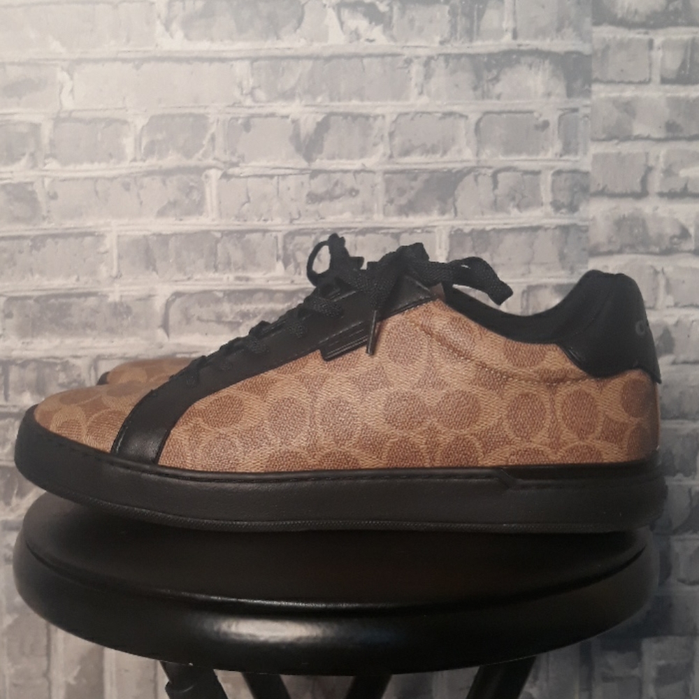 Coach low top tip tan camo